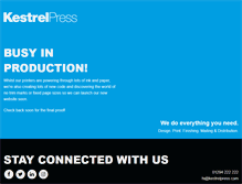 Tablet Screenshot of kestrelpress.com